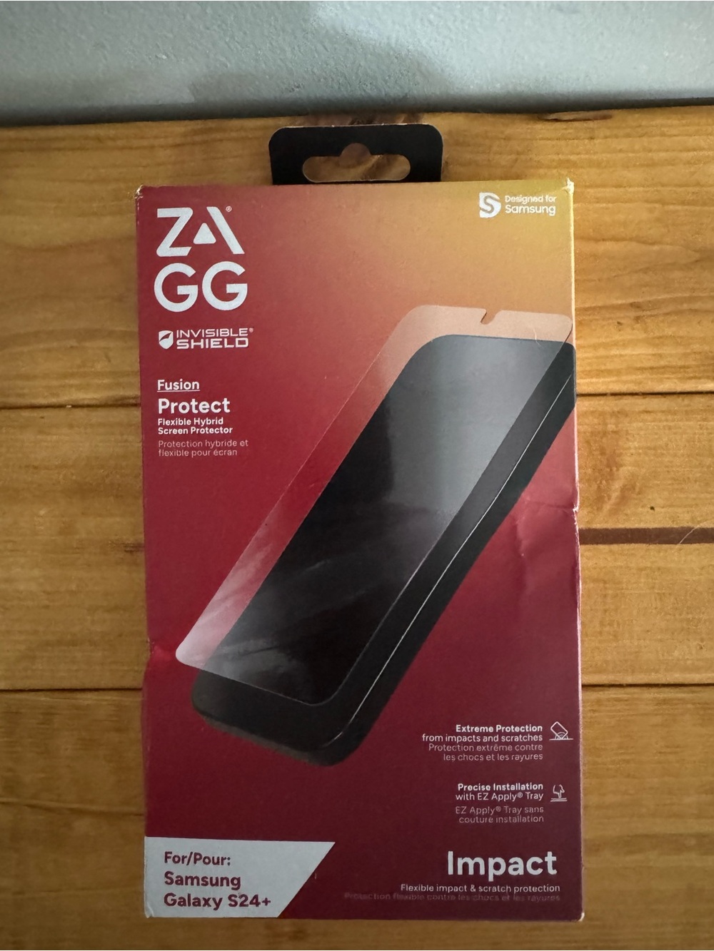 ZAGG Samsung Galaxy S24+ Invisible Shield Fusion Screen Protector